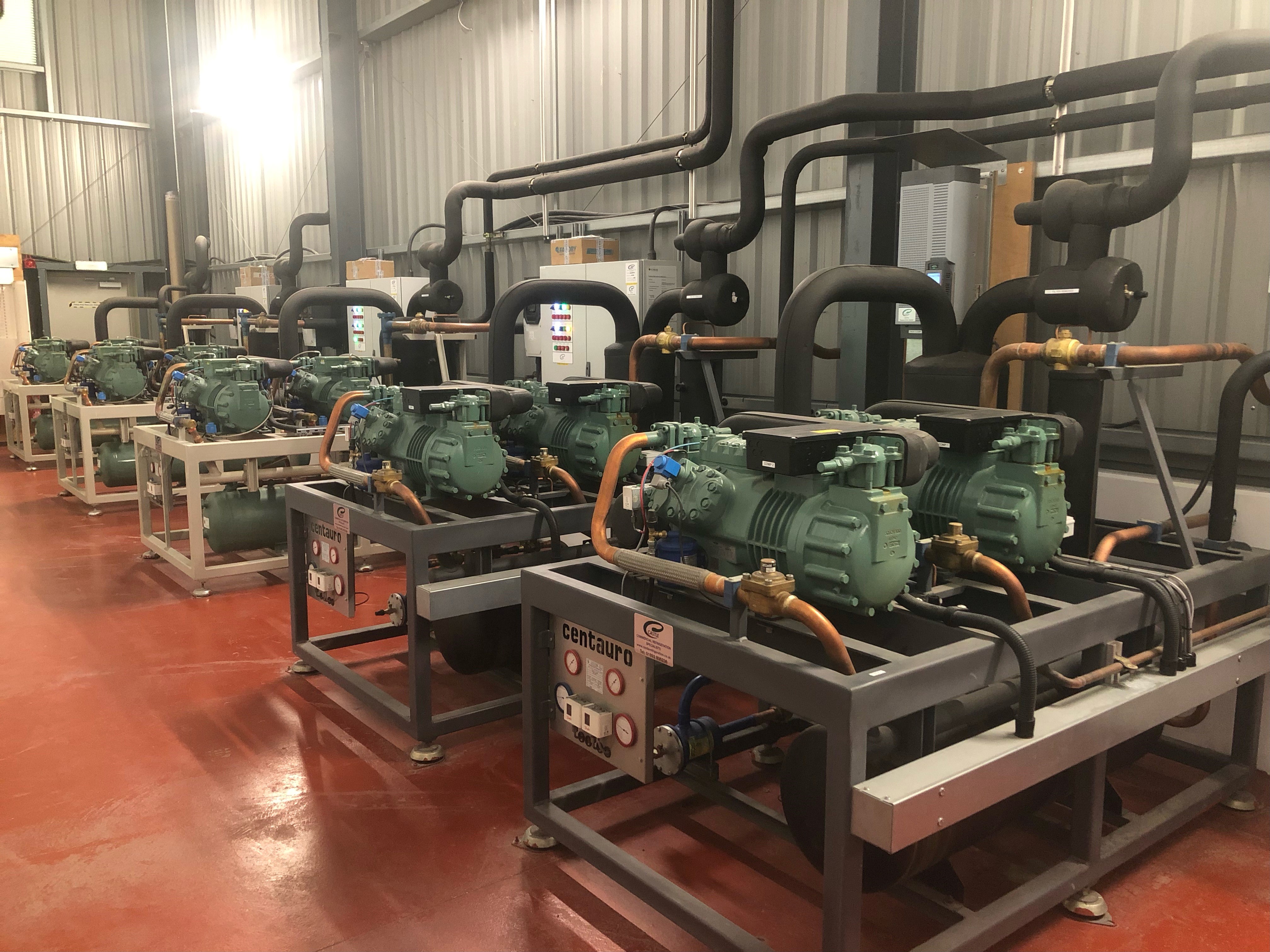 Centauro packs with Centauro evaporators and condensers